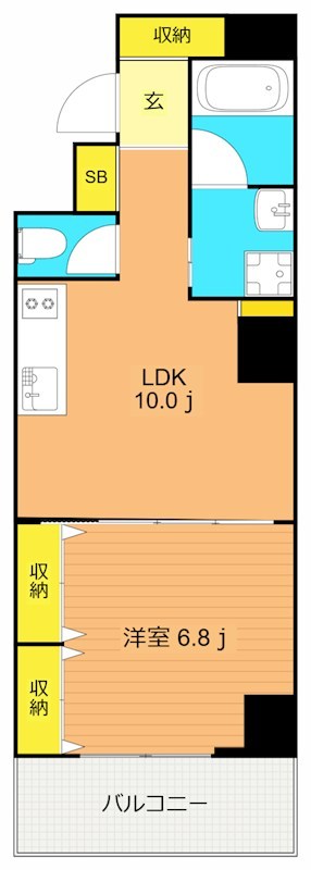 Linoha大森 301号室 間取り