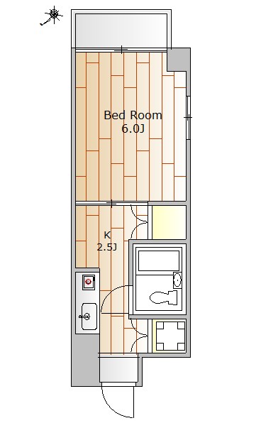 馬込グリーンコート 406号室 間取り