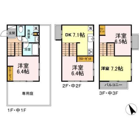 シェルゼテラス尾山台&nbsp;I- 9号室 間取り