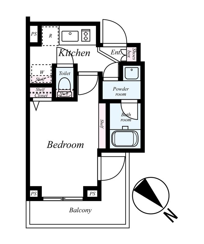 レガリス品川戸越 306号室 間取り