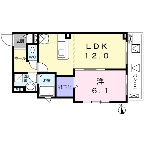 ドミールＴ馬込 304号室 間取り