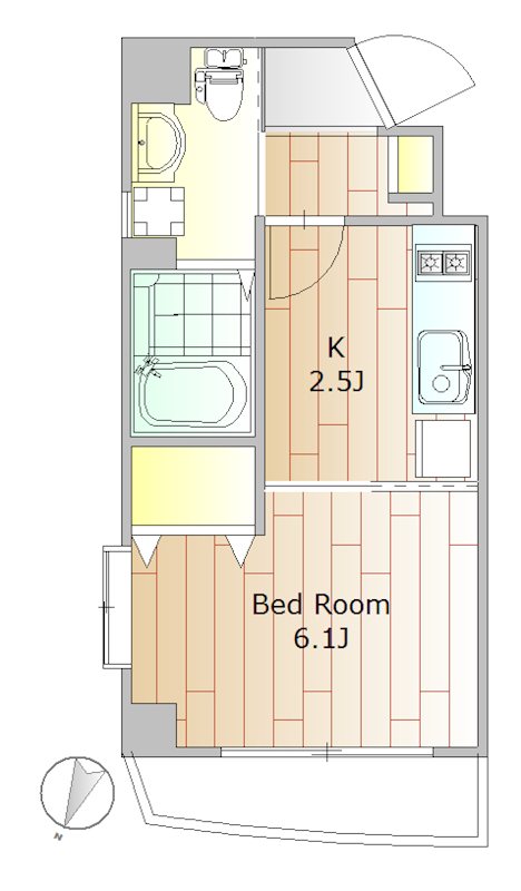 メゾン・クラッソ 101号室 間取り