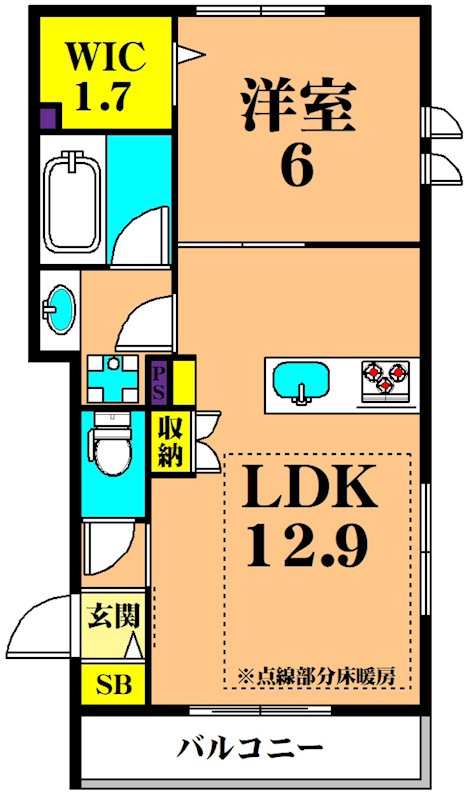 (仮称)大森西3丁目メゾン 302号室 間取り