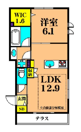 (仮称)大森西3丁目メゾン 102号室 間取り