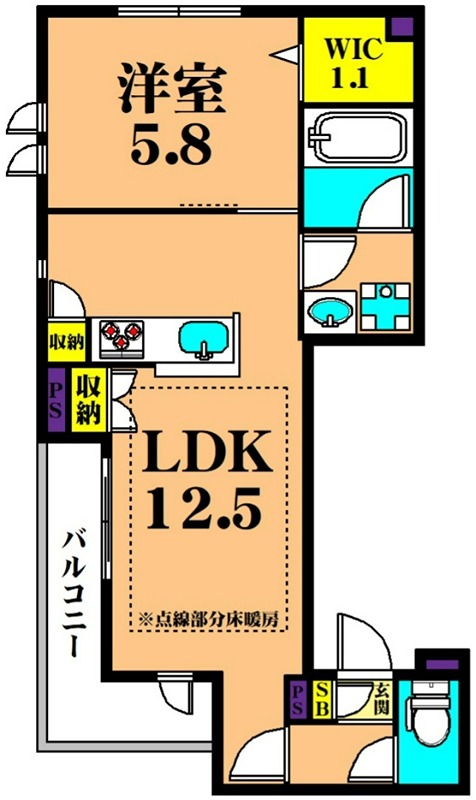 （仮称）大森西3丁目メゾン 301号室 間取り