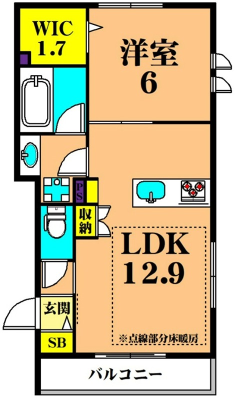 （仮称）大森西3丁目メゾン 202号室 間取り
