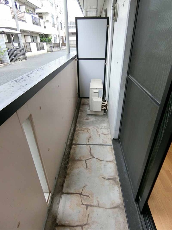 ハイムKー１ ベランダ