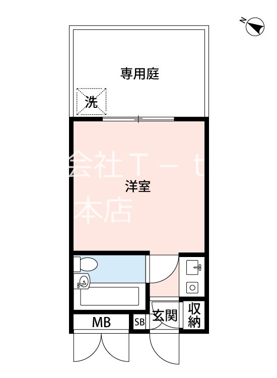 レスポワール南馬込 102号室 間取り
