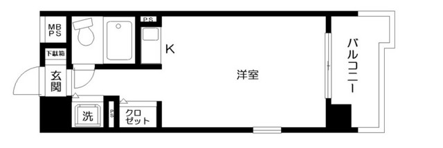 日神パレス平和島 301号室 間取り