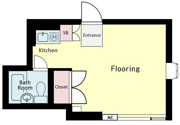 山王アーバンライフ 1001号室 間取り