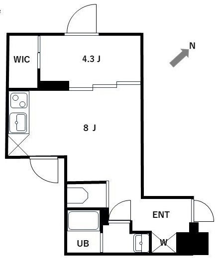 MUVA天王洲アイル 501号室 間取り