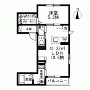 Avancer 201号室 間取り