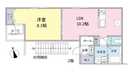 ルガール・デ・エスペランザ 203号室 間取り