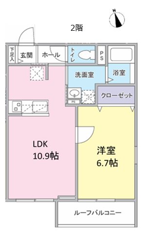 ルガール・デ・エスペランザ 202号室 間取り