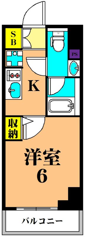 アーバネックス南品川 704号室 間取り