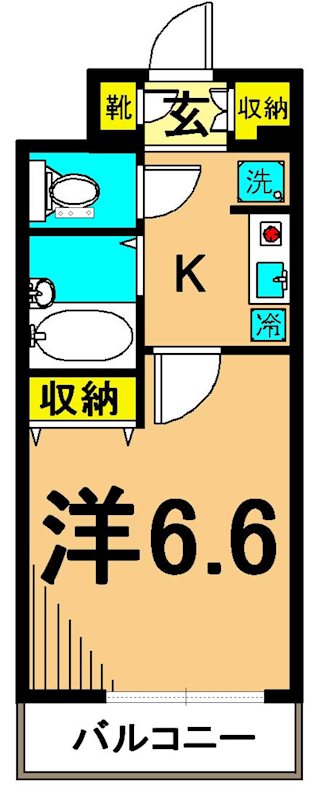 エアリーゼームス坂  302号室 間取り