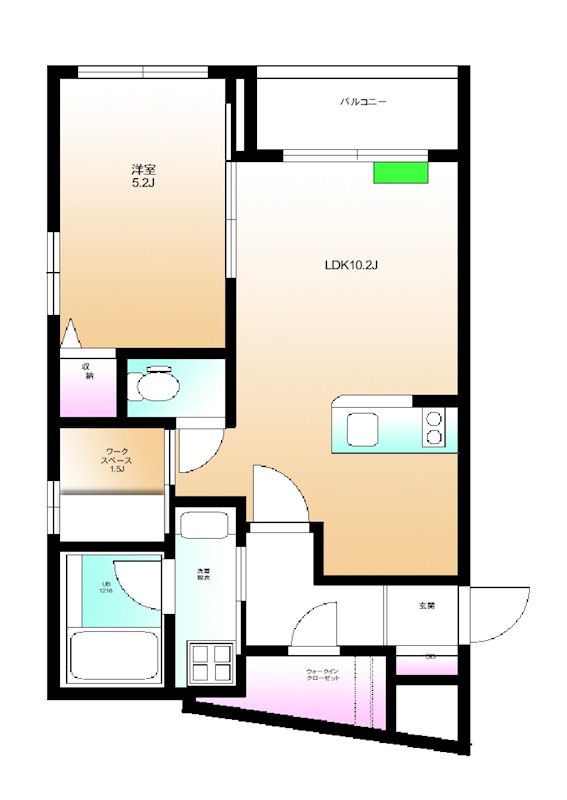 アリュール武蔵小山 405号室 間取り