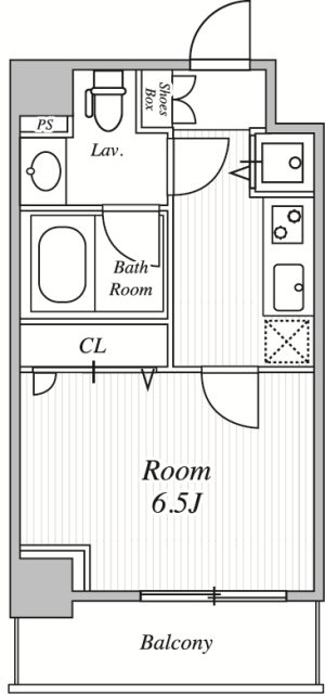 ストリーム多摩川 203号室 間取り