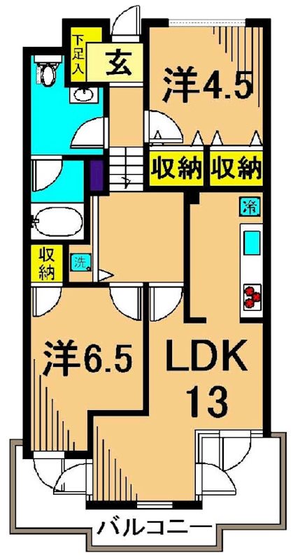 ユーズマンション 202号室 間取り