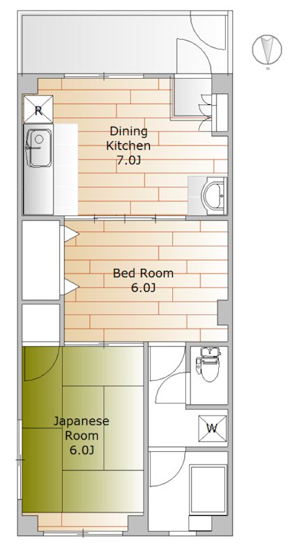 マンション富士 103号室 間取り