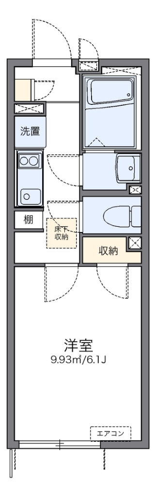 レオネクストフォルトゥナート 103号室 間取り