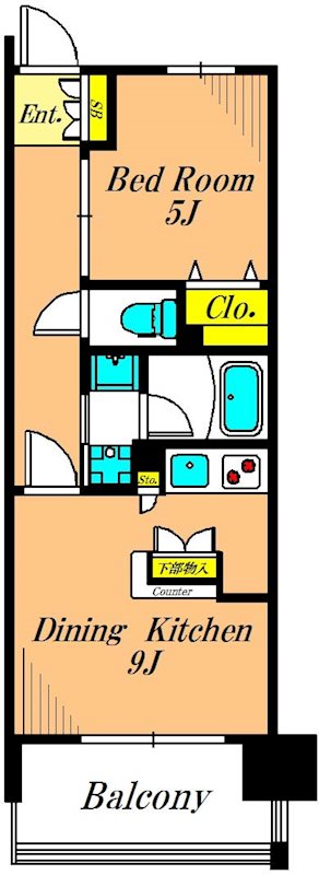 グレイスコート大森海岸 507号室 間取り