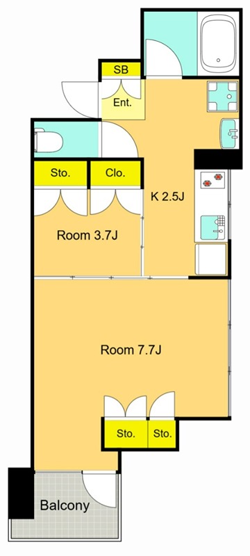 ル・パサージュ 601号室 間取り