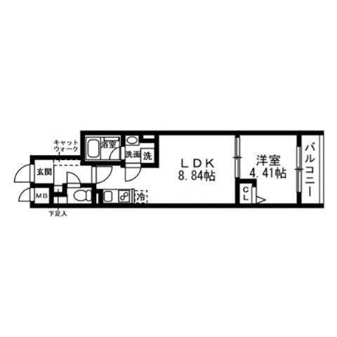 SOLASIA residence 武蔵小山 間取り図