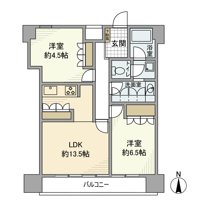ニュー千鳥町マンション 1005号室 間取り
