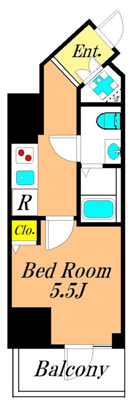プライマル品川大森海岸 303号室 間取り