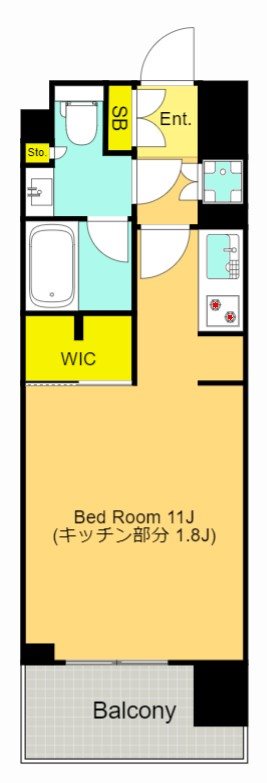 カスタリア大森 702号室 間取り