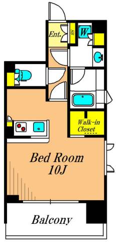 カスタリア大森 1203号室 間取り