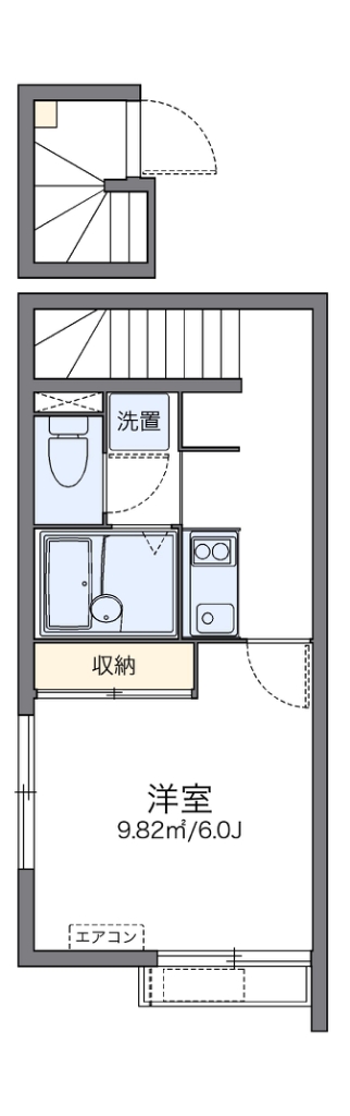 レオネクストウィステリア 202号室 間取り