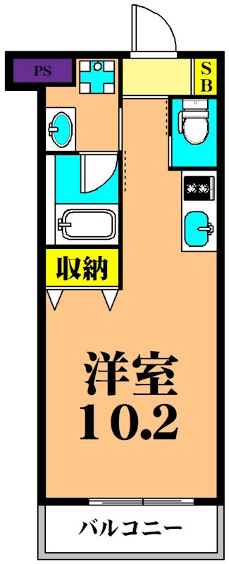 グランデール大森 204号室 間取り