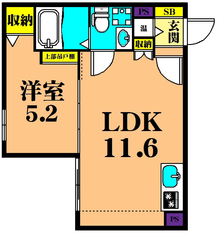 ジェムストーン東大井 301号室 間取り
