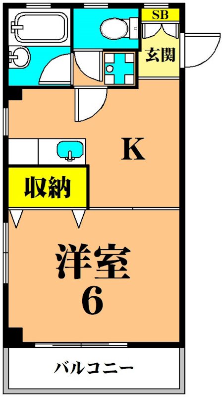 アーバンロジェ 305号室 間取り