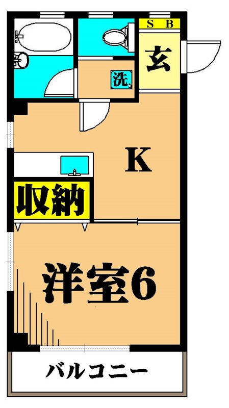アーバンロジェ 305号室 間取り