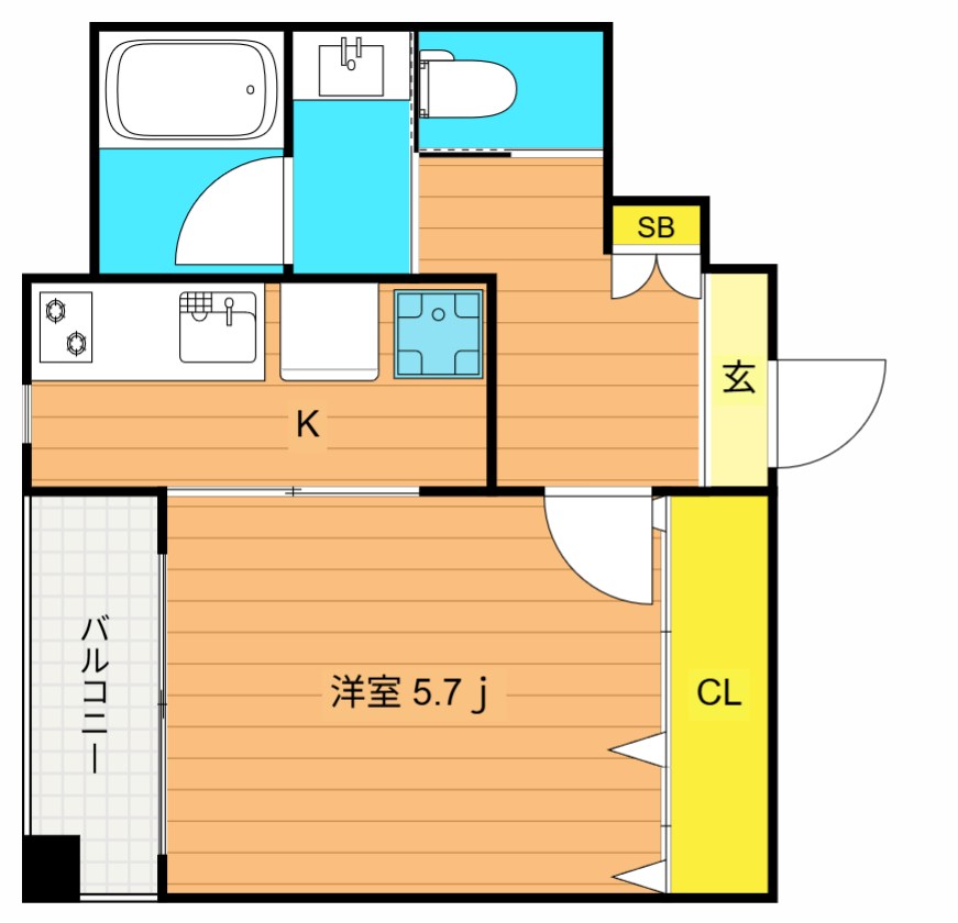 マンションオリエント 302号室 間取り