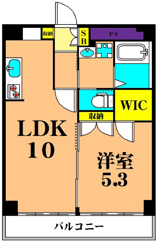 メゾンパーク大森  202号室 間取り