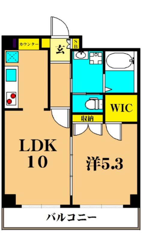 メゾンパーク大森 202号室 間取り