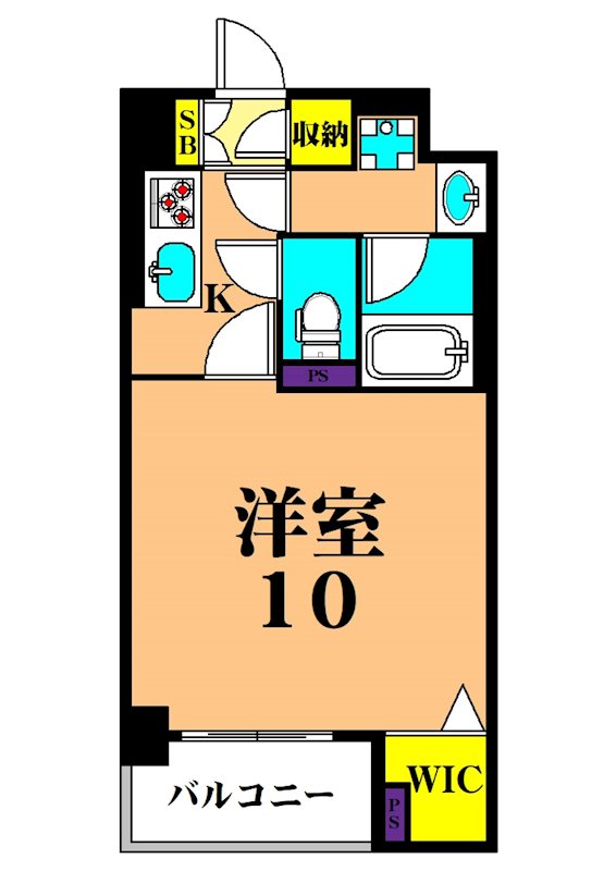 アビティ南大井Ⅰ 505号室 間取り