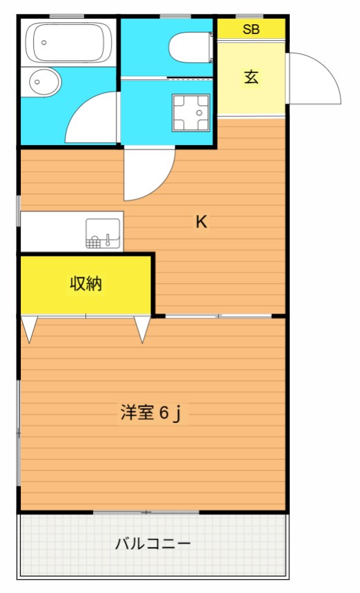 アーバンロジェ 305号室 間取り
