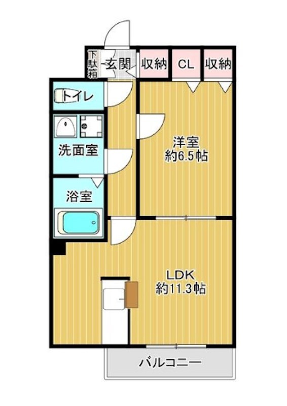 ブライトヒル  202号室 間取り