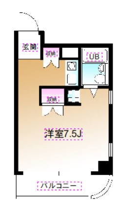 グランベーネ 間取り図