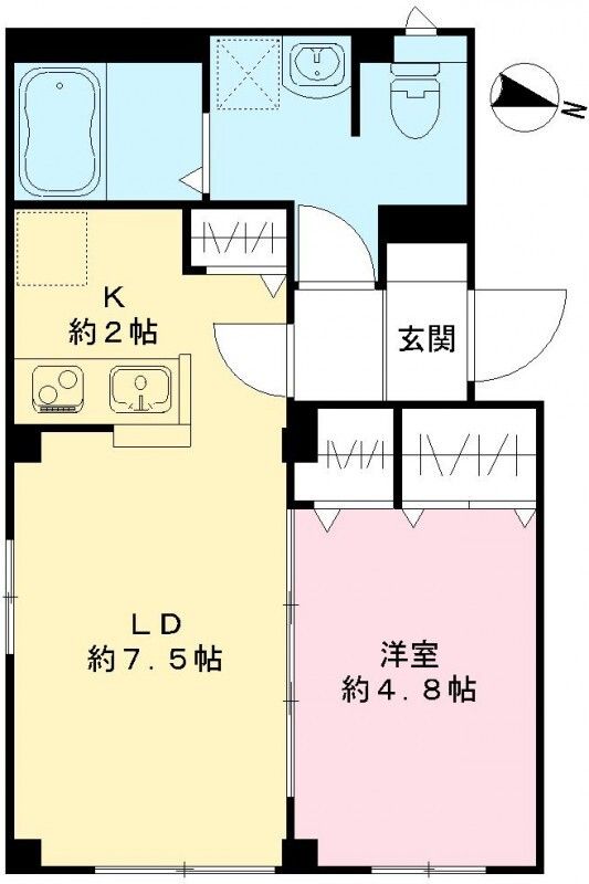 モンソレイユ品川 間取り図