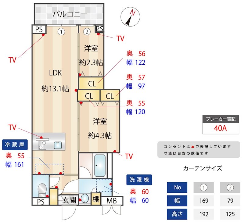 ZOOM蒲田EAST 205号室 間取り