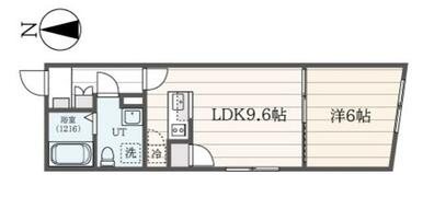a LATO西大井 205号室 間取り