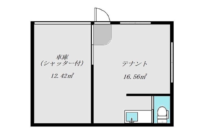 目黒本町3丁目テナント 1号室 間取り