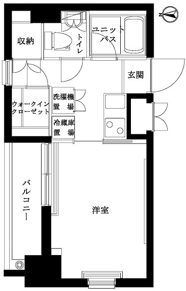 ルーブル蒲田弐番館 1207号室 間取り