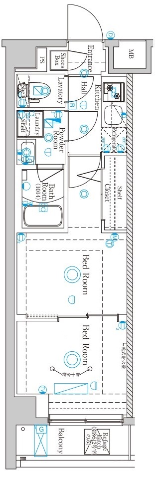ラフィスタ蒲田南Ⅱ 210号室 間取り